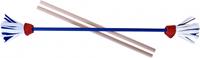 Acrobat Jongleerset Flower Stick Met Handstokken - Blauwe Schacht, Rood/Wit/Blauw Bloem