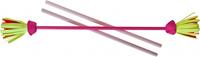 Adobe jongleerstokken bloemen 75 cm roze 3 delig