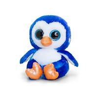 Keel Toys pluche pinguin knuffel blauw/wit15 cm Multi