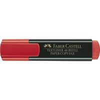 tekstmarker Faber Castell 48 rood
