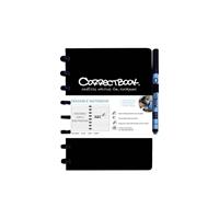 Correctbook Notitieboek  uitwisbaar en herbruikbaar A5 zwart lijn 40blz