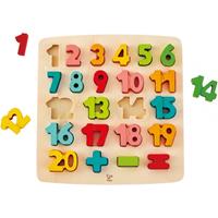 Hape puzzel met cijfers en rekenkundige tekens