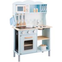 New Classic Toys Küchenzeile - Modern mit Kochfeld blau