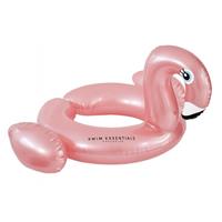 Swim Essentials Opblaasbare Rosé Gouden Flamingo Zwemring