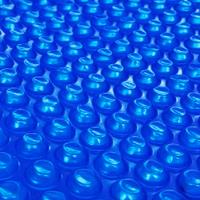 vidaXL Solar zwembadfolie drijvend rond 381 cm PE blauw