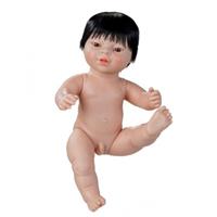 Berjuan Babypuppe Ohne Kleidung Neugeborene Asiatin 38 Cm Junge