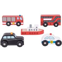 Bigjigs Rail Stadtverkehr Spielzeugautos