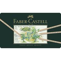 FABER-CASTELL Buntstifte PITT PASTELL, 36er Metalletui