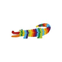 Small Foot Company 3425 - Puzzle Krokodil ABC