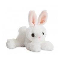 Aurora Knuffel Mini Flopsie konijn wit 20,5 cm
