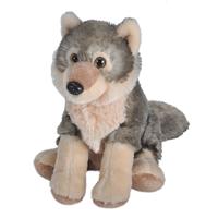 Wild Republic Pluche wolf knuffel 20 cm Multi