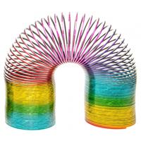 LG Imports Glitzer-Spirale "Einhorn" in Regenbogenfarben, 14,5cm, Treppenläufer