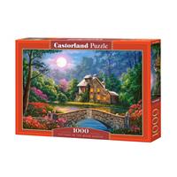 Castorland legpuzzel Cottage in the Moon Garden 1000 stukjes