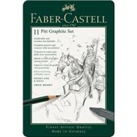 FABER-CASTELL PITT GRAPHITE Set klein, 9-teiliges Etui