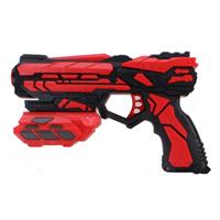 Tack Pro set Pro Shooter I foam 18 cm zwart/rood 4-delig