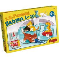 HABA 1, 2 Puzzelei, Zahlen 1-10 (Kinderpuzzle)