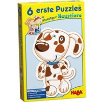 HABA 6 Erste Puzzles (Kinderpuzzle), Haustiere