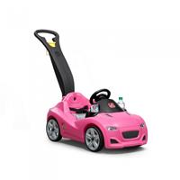 Step2 Whisper Ride Cruiser Loopwagen in Roze - Duwauto / Loopauto met duwstang - Voor kinderen vanaf 1,5 jaar