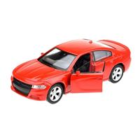 Welly Modelauto Dodge Charger 2016 rood 1:34