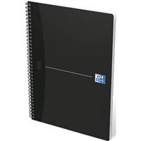 Oxford OFFICE Essentials spiraalblok smart black, 180 bladzijden, ft A4, geruit 5 mm