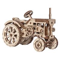 Wooden.City Houten 3D puzzel tractor 16 cm