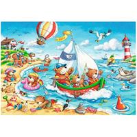 Ravensburger Puzzel Vakantie aan Zee 2x24 Stukjes