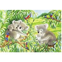 Ravensburger Verlag Ravensburger 07820 - Süße Koalas und Pandas, 2x24 Teile, Puzzle