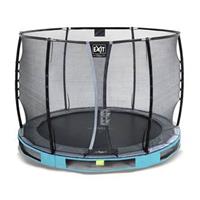 EXIT Elegant Premium Boden trampolin ø305cm mit Sicherheitsnetz deluxe