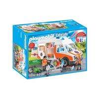 Playmobil City Life - Ambulance en ambulanciers