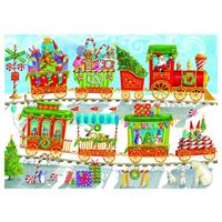 cobblehill Christmas Train (350) - familiepuzzel