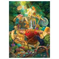 Familie puzzle 350 Teile - Candy Cottage mehrfarbig