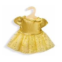 Heless poppenkleding jurk goud 28-35 cm