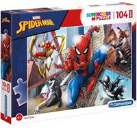 Clementoni supercolor maxi legpuzzel Spider-man 104 stukjes
