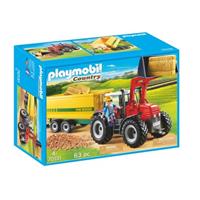 Playmobil Country - Grote tractor met aanhangwagen