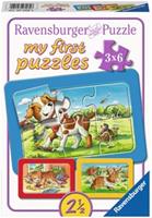 Ravensburger Verlag Ravensburger 07062 - My first puzzles, Meine Tierfreunde, Puzzle, 3x6 Teile