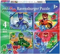 Ravensburger 4 puzzels 12-16-20-24 stukjes PJ Masks