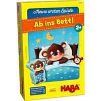 HABA 304761 - Meine ersten Spiele, Ab ins Bett!, Memospiel, Lernspiel