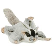 Semo Pluche vliegende eekhoorn knuffel 28 cm speelgoed Grijs