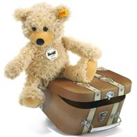 Steiff Slungel-Teddybeer Charly in koffer - 30 cm