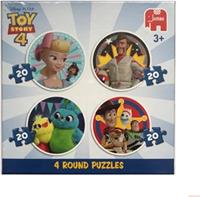 Jumbo Disney Toy Story 4 - 4in1 Ronde Puzzels
