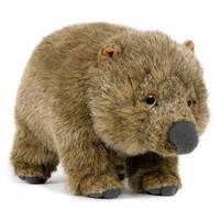 Semo Pluche wombat/buideldier knuffel 25 cm speelgoed Bruin
