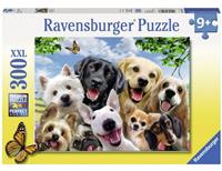 Ravensburger Verlag Ravensburger 13228 - Delighted Dogs, Hunde Gesichter, Puzzle, Kinderpuzzle, 300 Teile XXL