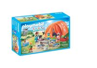 Playmobil Family Fun - Kampeerders met tent
