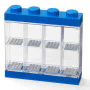 Lego opbergbox minifiguren 8-delig blauw