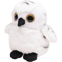 Wild Republic Pluche witte sneeuwuil vogel knuffel 13 cm - Sneeuwuilen vogel knuffels - Speelgoed voor kinderen
