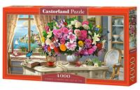 Castorland Summer Flowers and Cup of Tea Puzzel (4000 stukjes)
