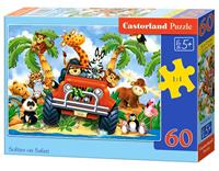 castorland Softies on Safari - Puzzle -60 Teile