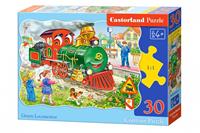 castorland Green Locomotive - Puzzle - 30 Teile