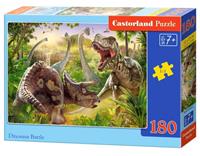 castorland Dinosaur Battle - Puzzle - 180 Teile