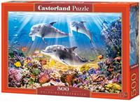 Castorland legpuzzel Dolphins Underwater 500 stukjes